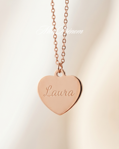 Collier en forme de cœur