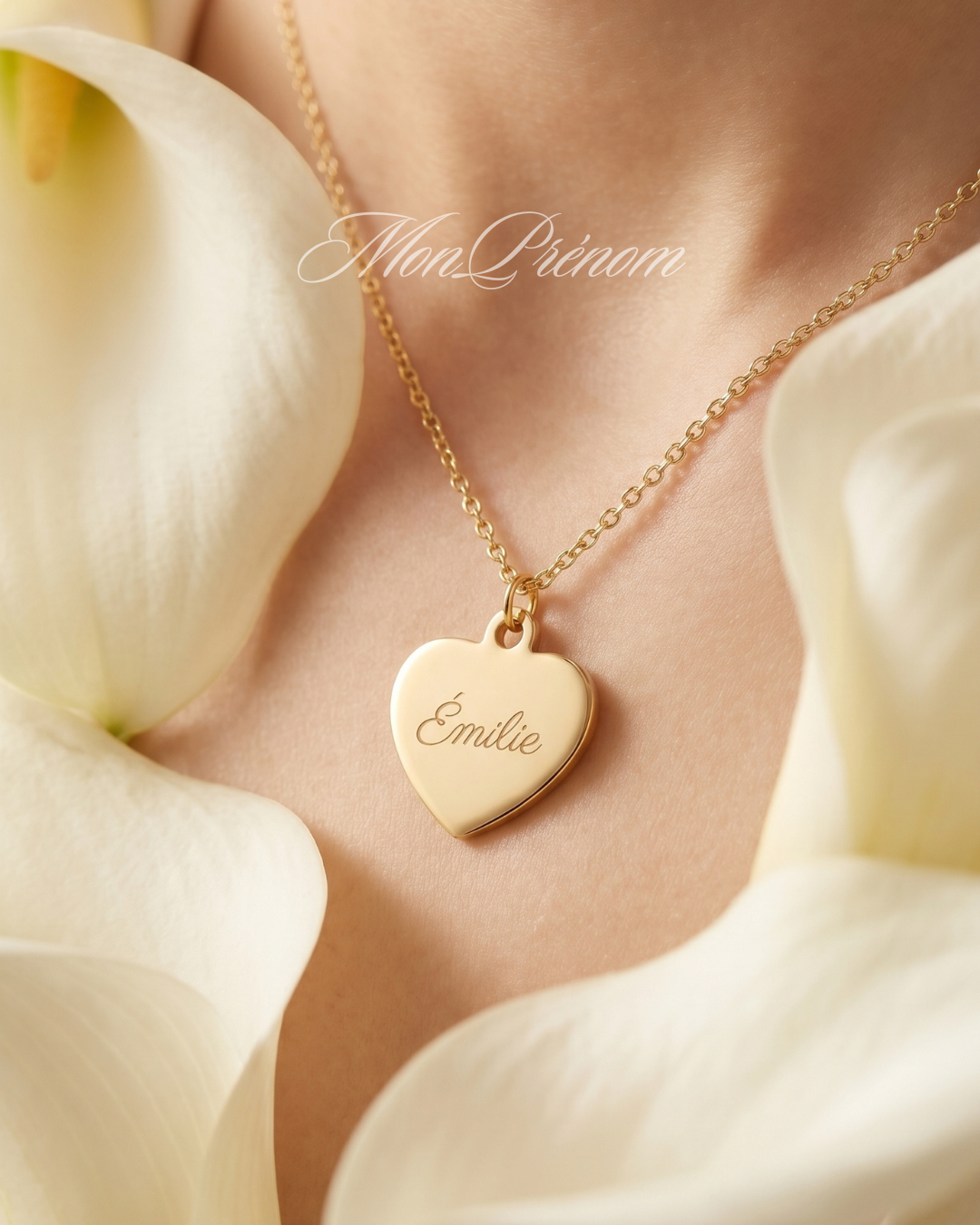 Collier en forme de cœur