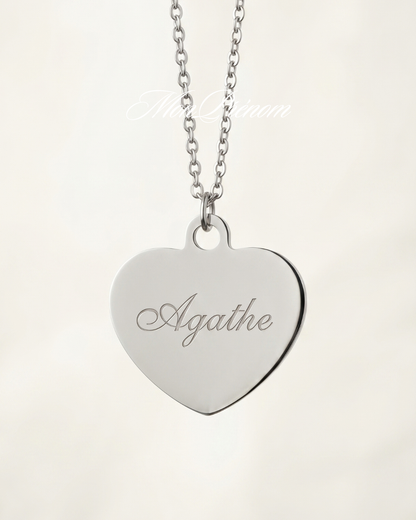 Collier en forme de cœur